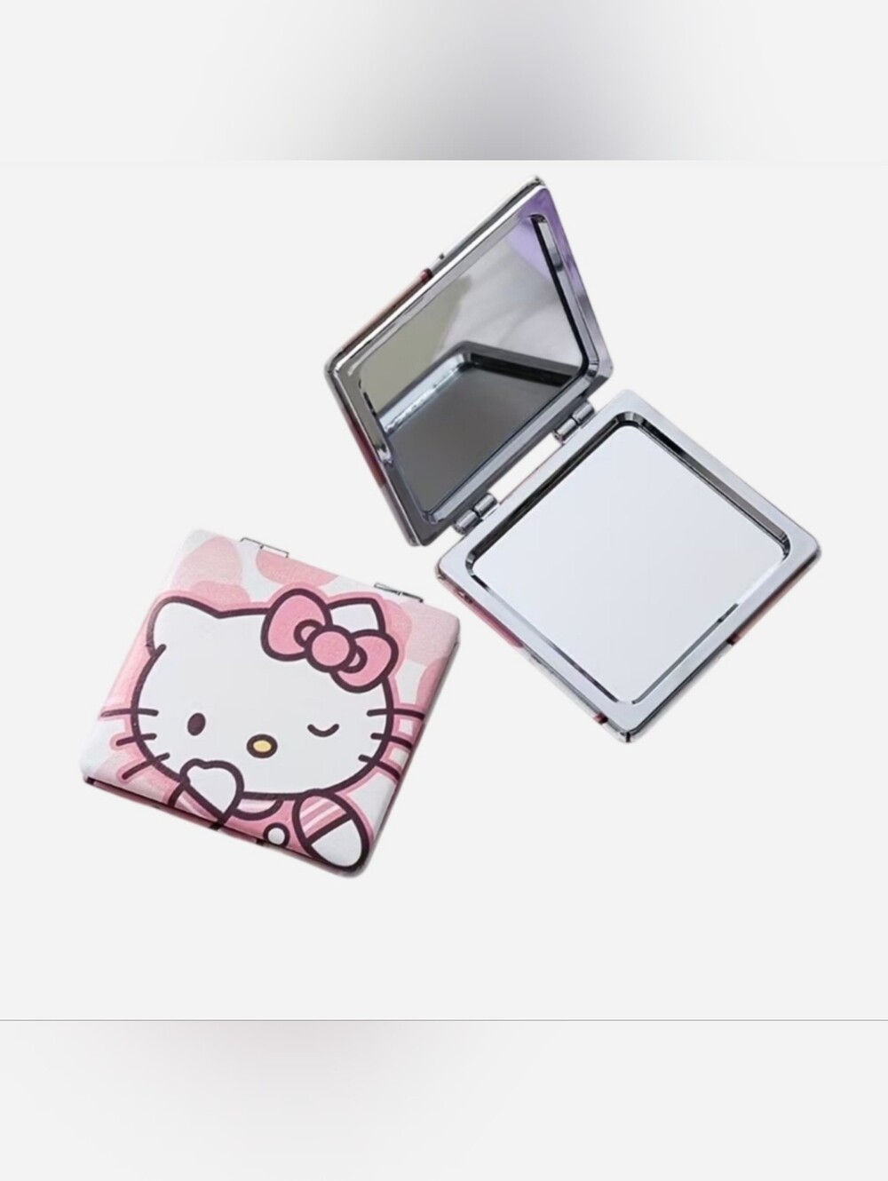 Hello Kitty Double Sided Folding Compact Mirror for Beauty & Personal Care NEW